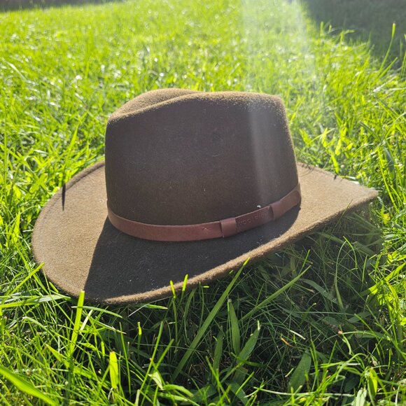Woolrich Western Boho Yallternative Coastal Cowgirl Brown Wool Hat main image 6